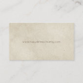 VISITEKAARTJES WATERVERF HUMMING BIRD (Achterkant)