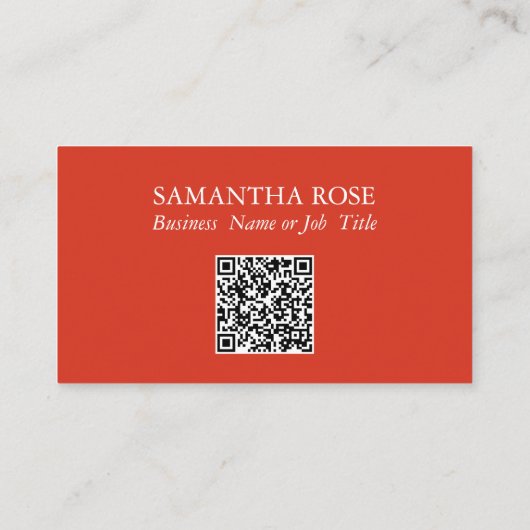 Visitekaartjes Waterverf Rode libel (Achterkant)