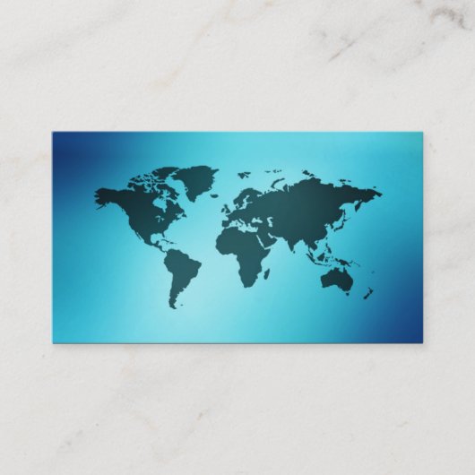 visitekaartjes Wereldbol Oude kaart (Voorkant)