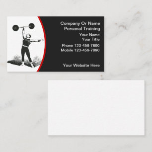 Visitenkaartjes Persoonlijke Trainer Visitekaartje
