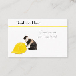 Visitenkarte Baubranche und Handwerk 4 Visitekaartje