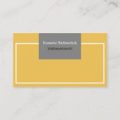 Visitenkarte dezent visitekaartje (Achterkant)