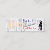 Visitenkarte Dogge Mini Visitekaartje (Voorkant)