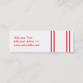 Visitenkarte Dogge Mini Visitekaartje (Achterkant)