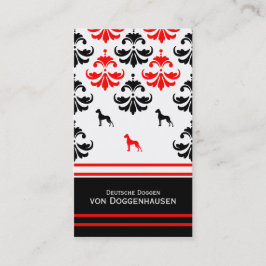 Visitenkarte Dogge Visitekaartje