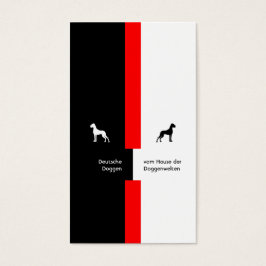 Visitenkarte Dogge Visitekaartjes