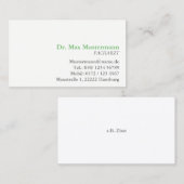 Visitenkarte Doktor Visitekaartje (Voorkant / Achterkant)