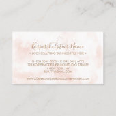 Visitenkarte für Body Sculpting Konturierung Spa Visitekaartje (Achterkant)