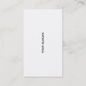 Visitenkarte, Hochformat (individuell gestaltbar) Visitekaartje (Achterkant)