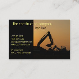 Visitenkarte Hochwertig Bauen für die Zukunft Visitekaartje