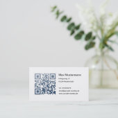 Visitenkarte (individuell gestaltbar) visitekaartje (Staand voorkant)