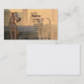 Visitenkarte "Irish Terrier" Visitekaartje (Voorkant / Achterkant)