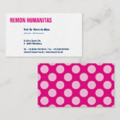 Visitenkarte klar und deutlich visitekaartje (Voorkant / Achterkant)