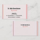 Visitenkarte Lines Visitekaartje (Voorkant / Achterkant)