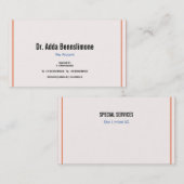 Visitenkarte Lines Visitekaartje (Voorkant / Achterkant)