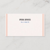 Visitenkarte Lines Visitekaartje (Achterkant)