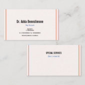 Visitenkarte Lines Visitekaartje (Voorkant / Achterkant)