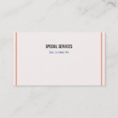 Visitenkarte Lines Visitekaartje (Achterkant)