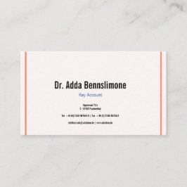 Visitenkarte Lines Visitekaartje