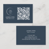 Visitenkarte mit QR-Code & Logo  Visitekaartje (Voorkant / Achterkant)