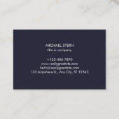 Visitenkarte mit QR-Code & Logo Visitekaartje (Achterkant)