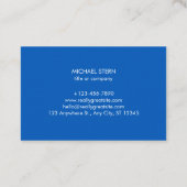 Visitenkarte mit QR-Code & Logo  Visitekaartje (Achterkant)