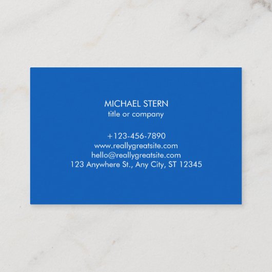 Visitenkarte mit QR-Code & Logo  Visitekaartje (Achterkant)