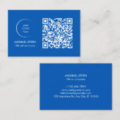 Visitenkarte mit QR-Code & Logo  Visitekaartje (Voorkant / Achterkant)