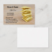 Visitenkarte Pizza & Pasta Design 3 Visitekaartje (Voorkant / Achterkant)