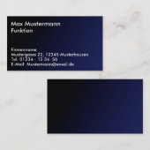 Visitenkarte schlicht visitekaartje (Voorkant / Achterkant)