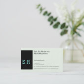 Visitenkarte Schwarzkern Visitekaartje (Staand voorkant)