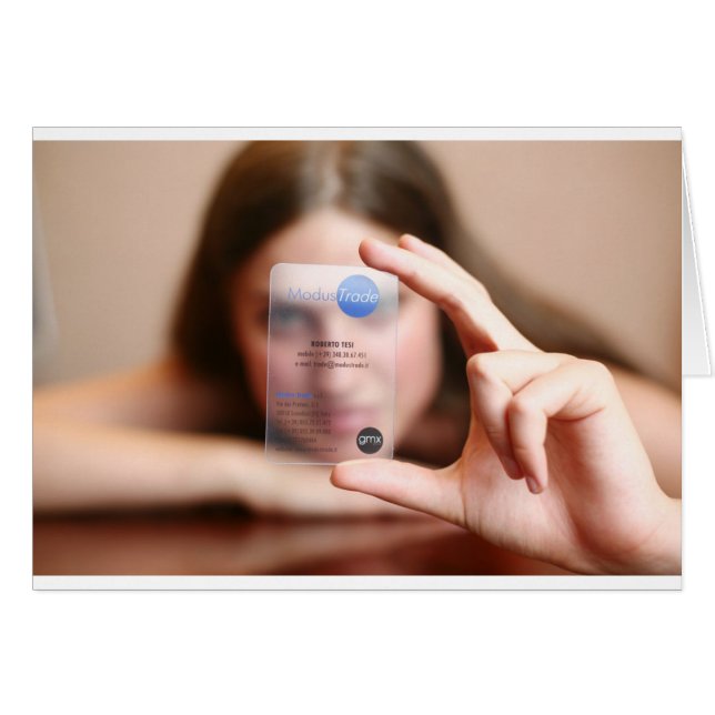 Visitenkarten (Voorkant Horizontaal)