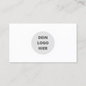 Visitenkarten Erstellen - Einfache Vorlage - Visitekaartje (Achterkant)