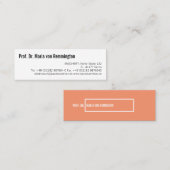 Visitenkarten Klassisch Mini Visitekaartje (Voorkant / Achterkant)