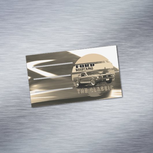 VISITENKARTEN MAGNETISCH VISITEKAARTJE (Voorbeeld)