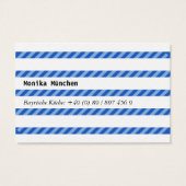 Visitenkarten mit einem Hauch Bayern Visitekaartje (Achterkant)