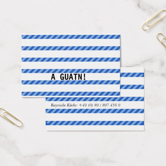 Visitenkarten mit einem Hauch Bayern Visitekaartje (Kantoor)