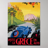 Visitez La Grece en Auto Poster (Voorkant)