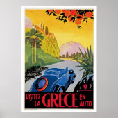 Visitez La Grece en Auto Poster (Voorkant)