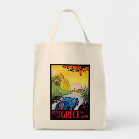 Visitez La Grece Tote Bag (Voorkant)