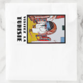 Visitez La Tune Rechthoekige Sticker (Tas)
