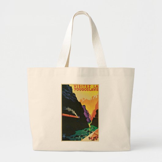 Visitez La YouJovie Grote Tote Bag (Voorkant)