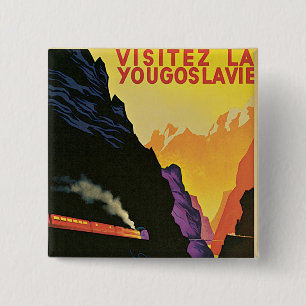 Visitez La YouJovie Vierkante Button 5,1 Cm