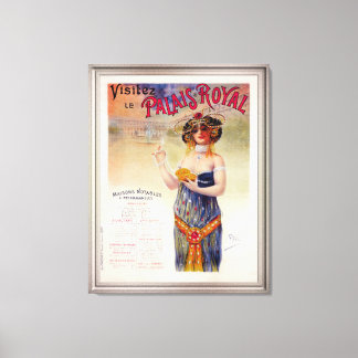 Visitez Le Palais Royal door Jean de Paleologue Canvas Afdruk