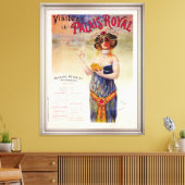 Visitez Le Palais Royal door Jean de Paleologue Canvas Afdruk (Insitu (Woonkamer))