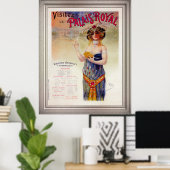 Visitez Le Palais Royal door Jean de Paleologue Poster (Thuiskantoor)