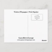 Visitez l'Espagne (bezoek aan Spanje) Briefkaart (Achterkant)