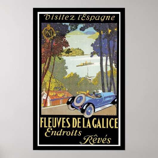 Visitez l'Espagne (bezoek aan Spanje) Poster (Voorkant)