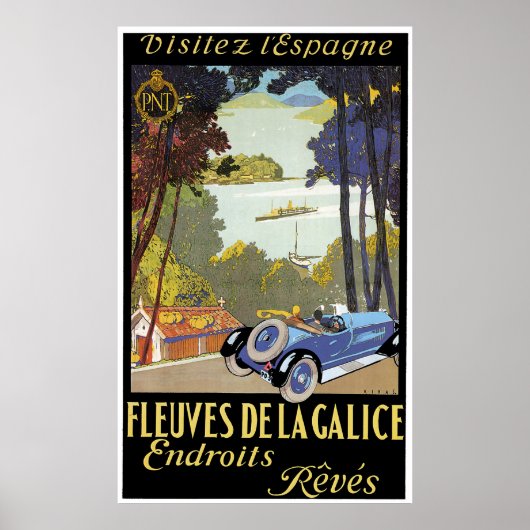 Visitez L'Espagne Poster (Voorkant)