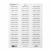 VISITOR ETIKET (Full Sheet)